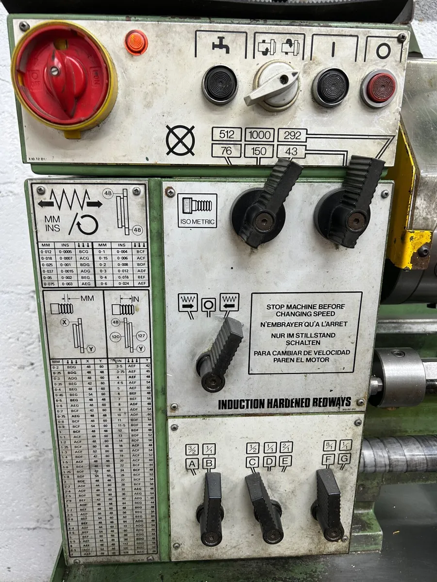 Boxford STS 10-20 lathe 3-phase, metric, DRO - Image 2