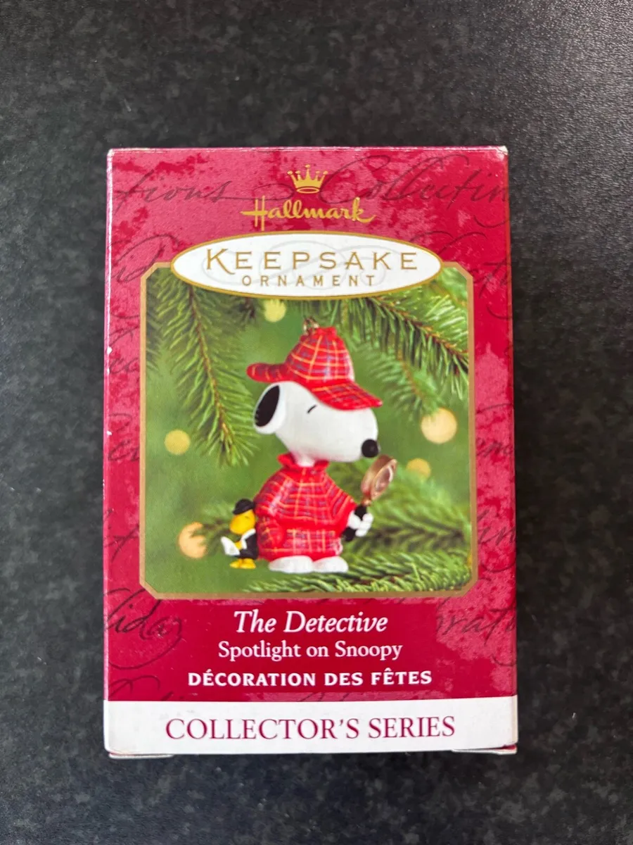 Snoopy Christmas ornament “The Detective” - Image 2