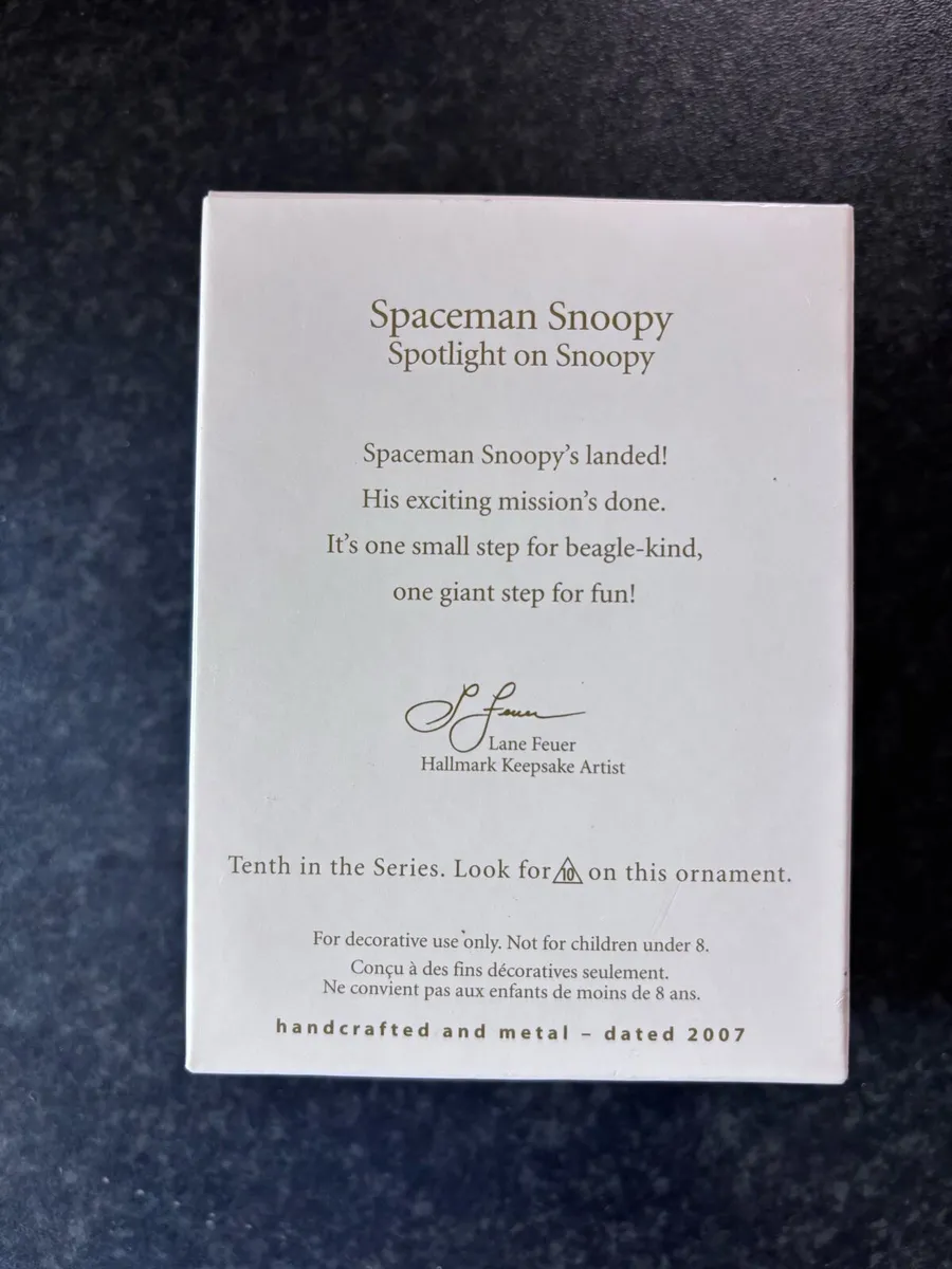 Spaceman Snoopy ornament - Image 3