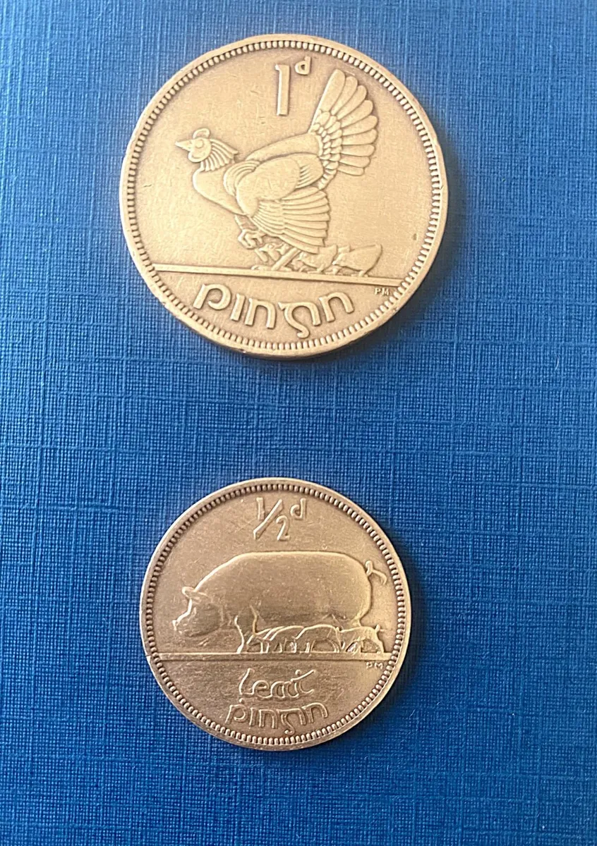Ireland Penny; Hapenny 1941, Free Post - Image 1