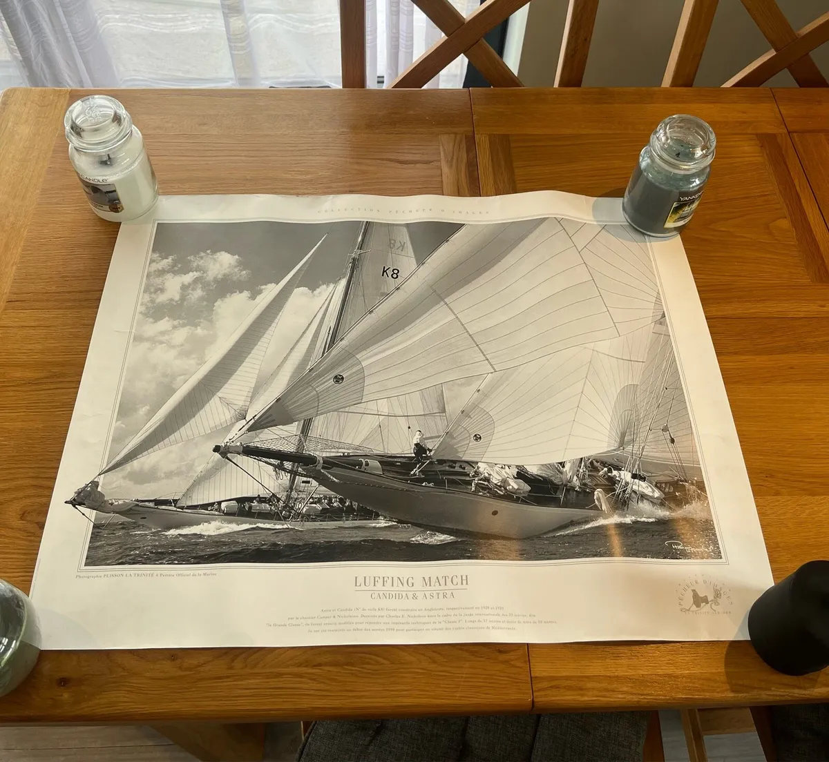 “Luffing Match” Sailing Print - Image 1