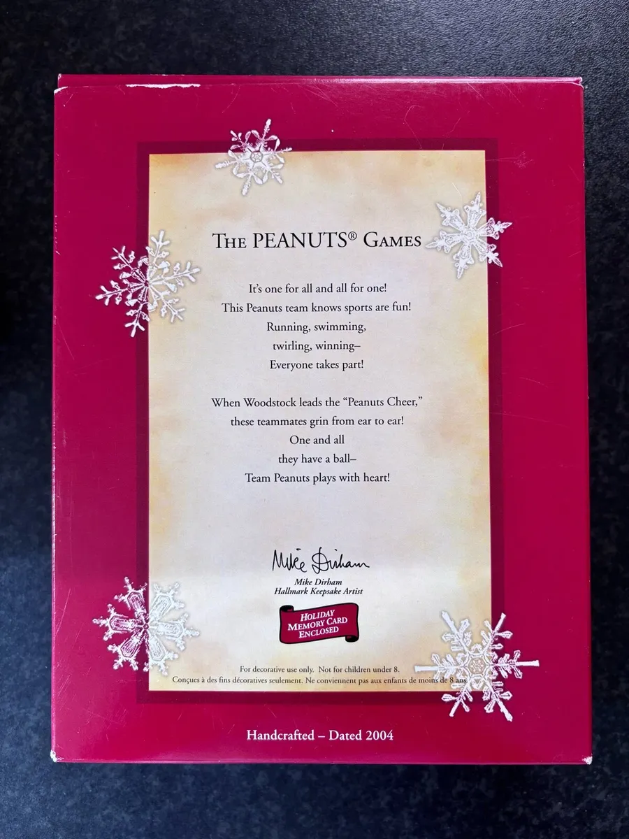 The Peanuts Gang at 2004 Olympics ornament - Image 3