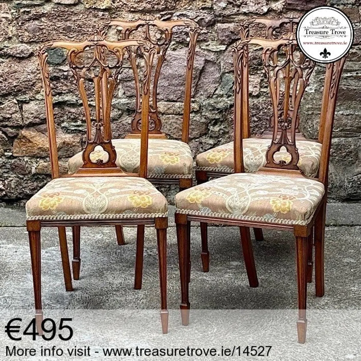 Antique & Vintage Sets of Dining Chairs - Image 2