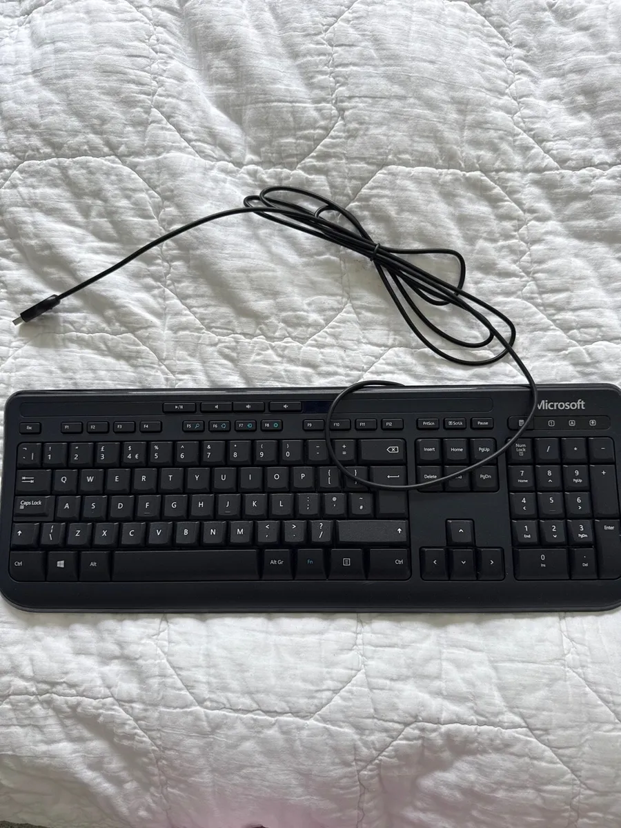 Microsoft Wired Keyboard 600 and mouse - Image 1