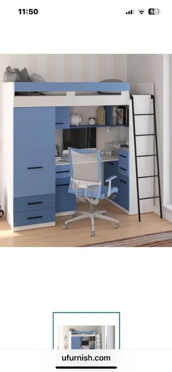 Suffield High Sleeper (loft bed) - Image 1