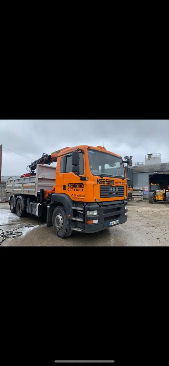 MAN Truck Tipper and Crane - Image 1