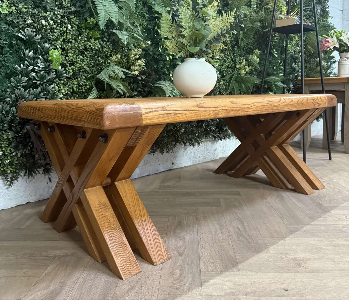 Oak coffee table - Image 2
