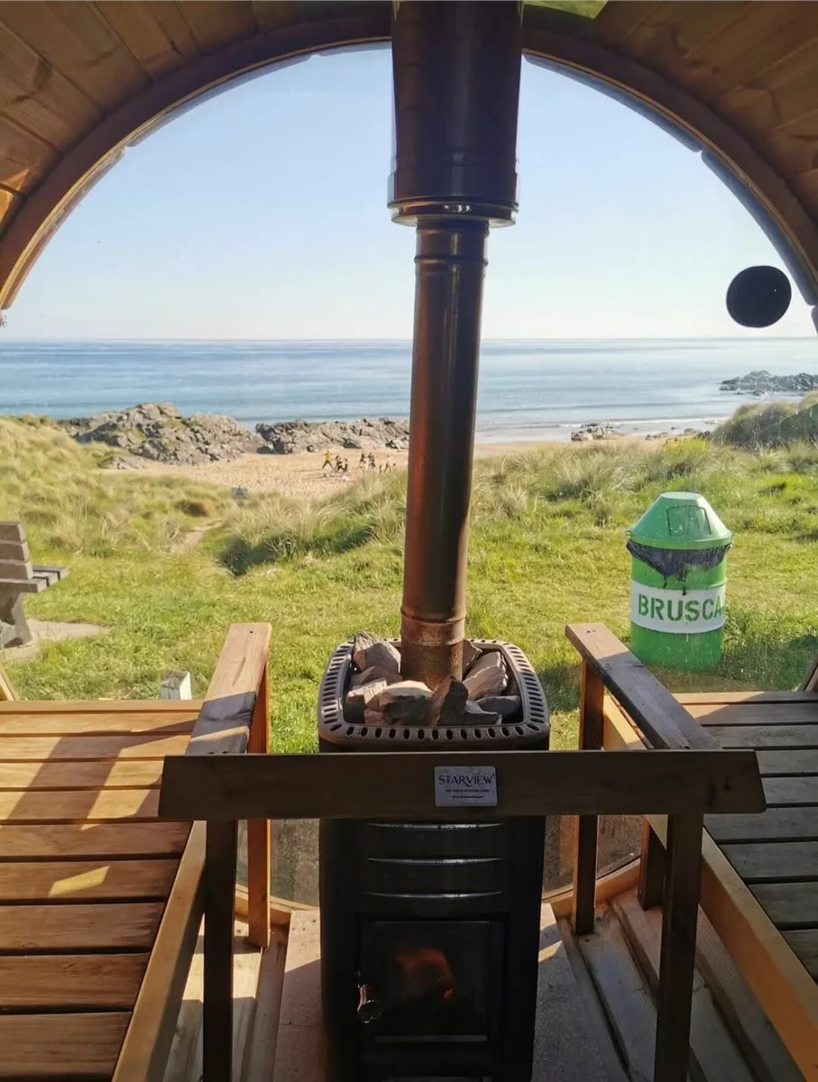 Sauna on a trailer