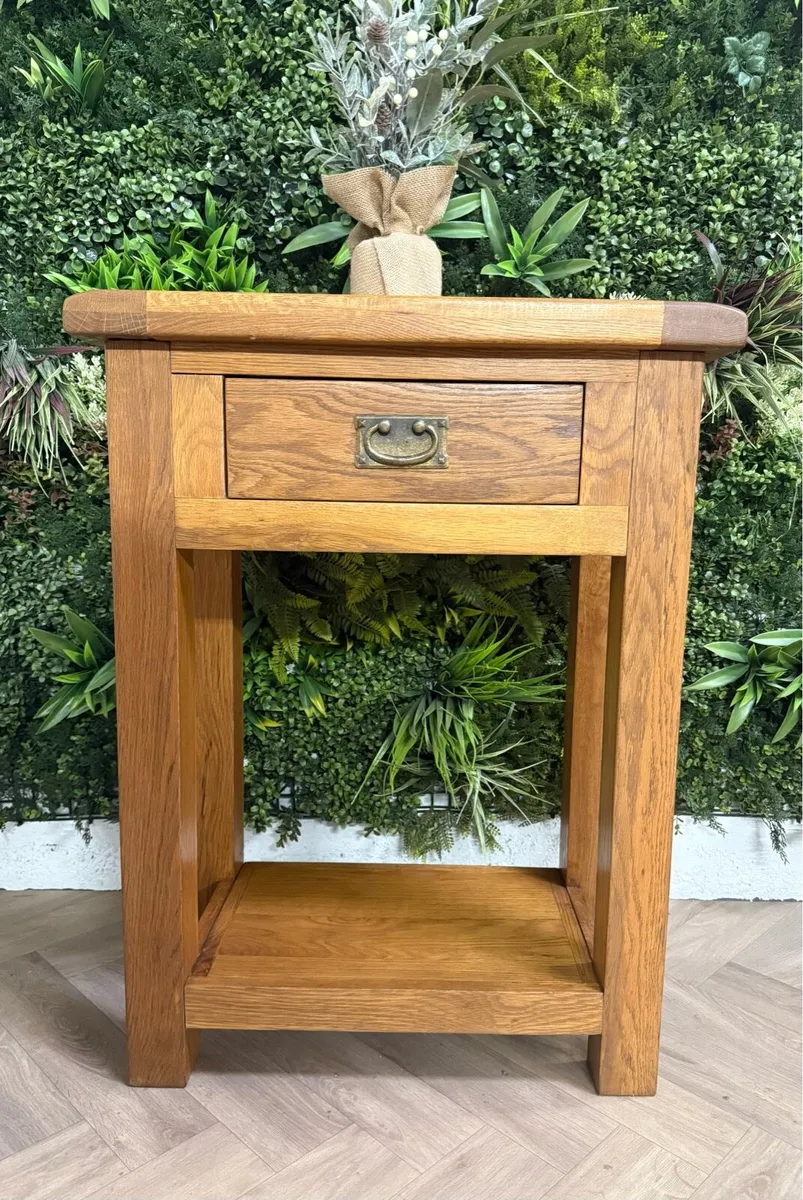 Oak occasional/console table - Image 2