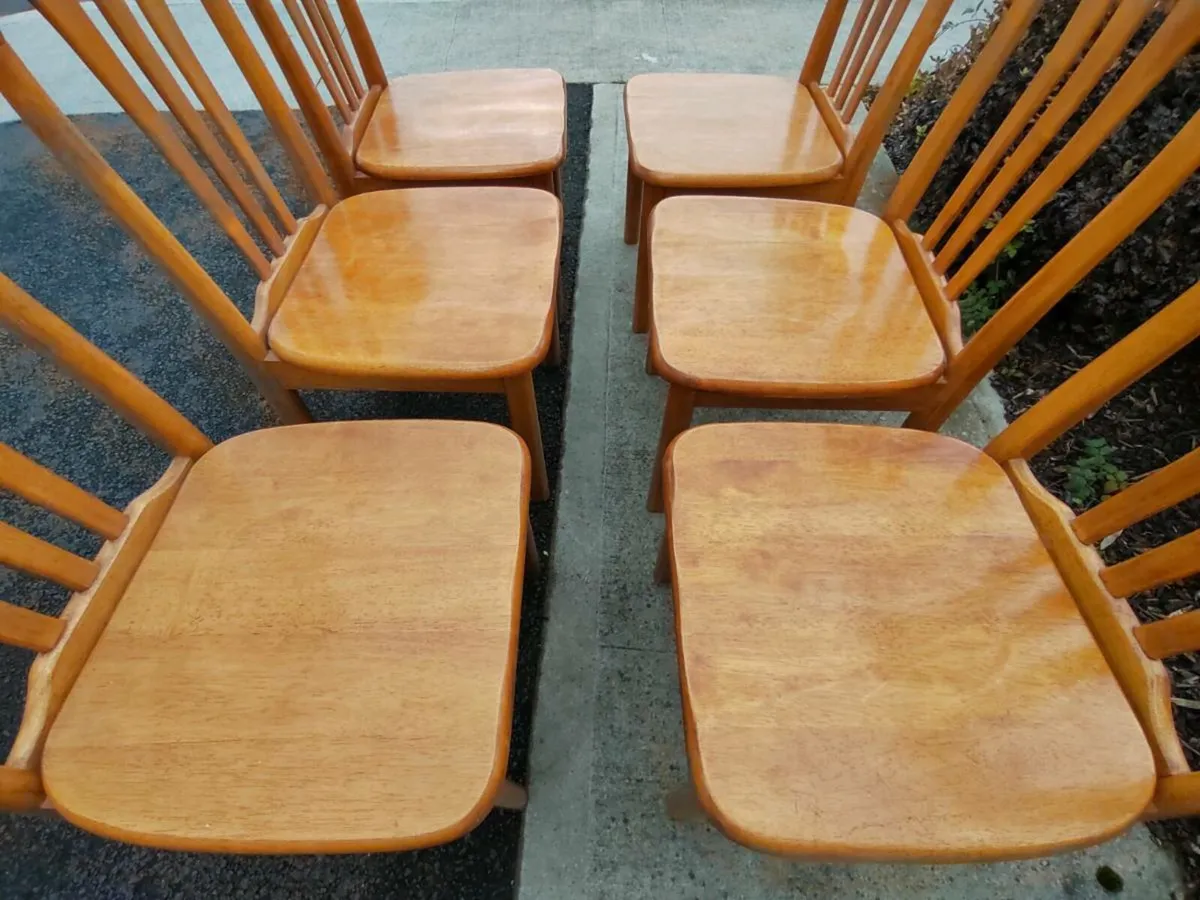6 kitchen dining chairs - Image 3