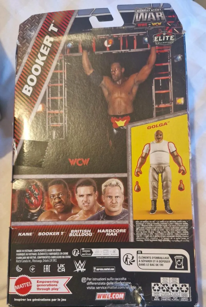 WWE Monday Night War Elite Collection Booker T Act - Image 3