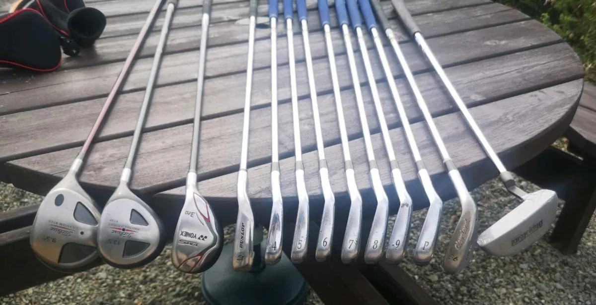 Mens Full Set, 3 woods, 9 irons, putter & bag - Image 3