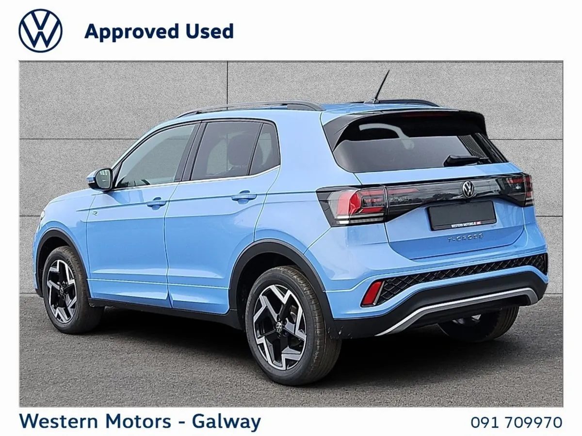 Volkswagen T-Cross R-line  Pre Reg Savings  Rear - Image 3