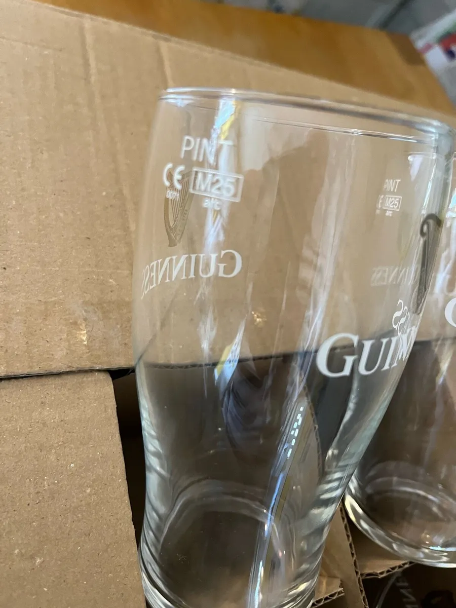 24 new Guinness pint glasses - Image 3