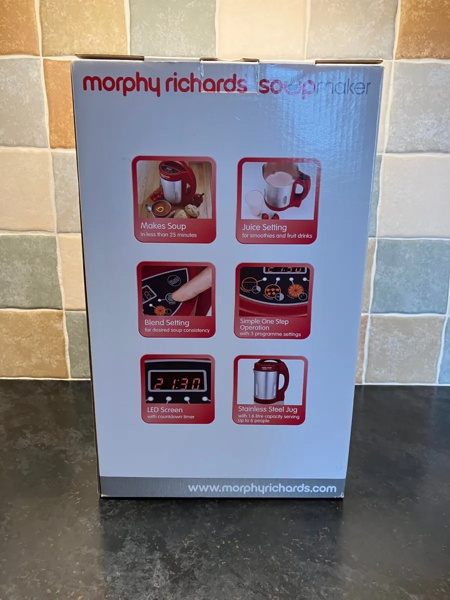 Morphy Richard’s - Soup Maker 1.6 Litre - New €40 - Image 4