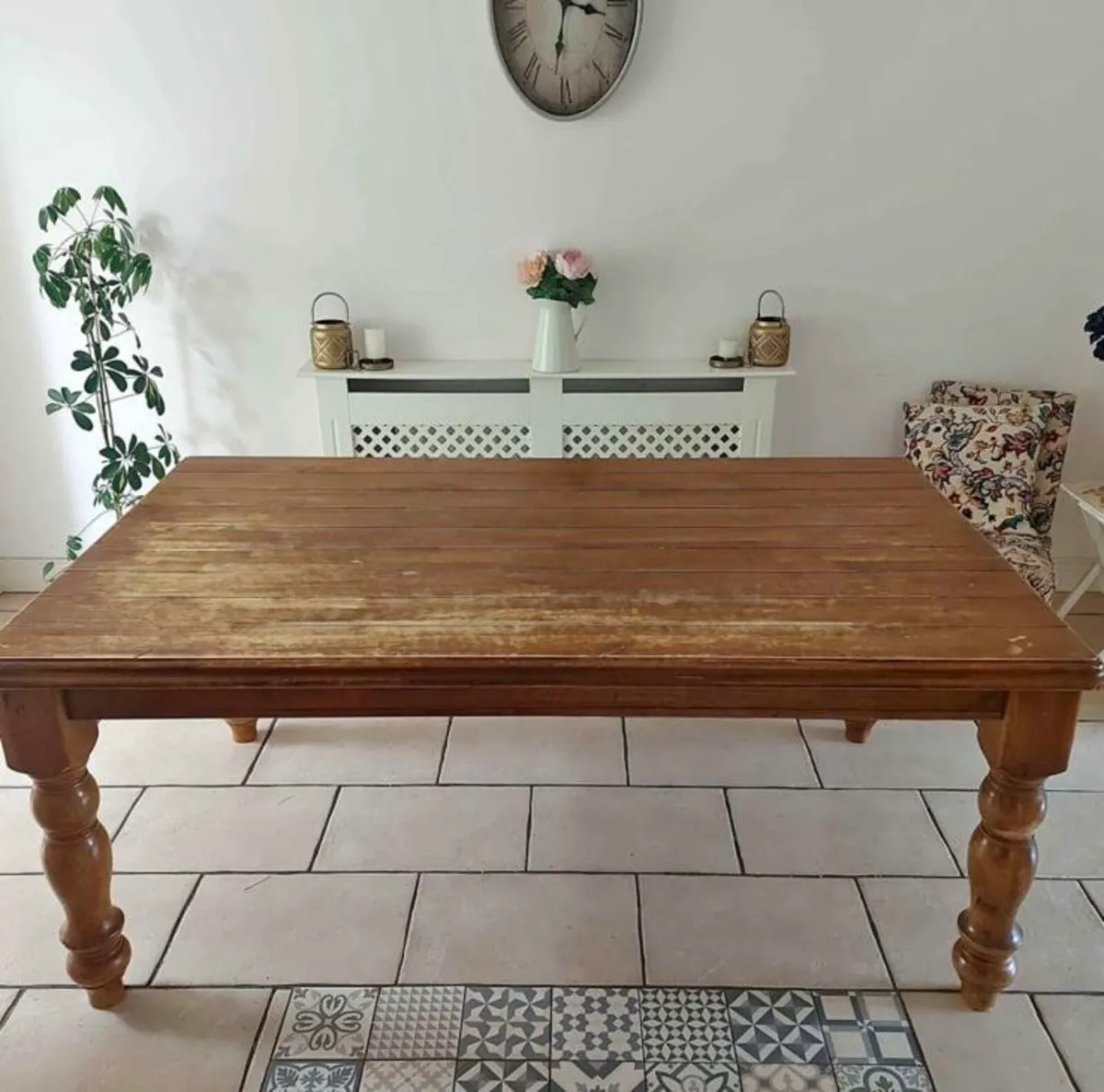 Solid wood kitchen table - Image 1