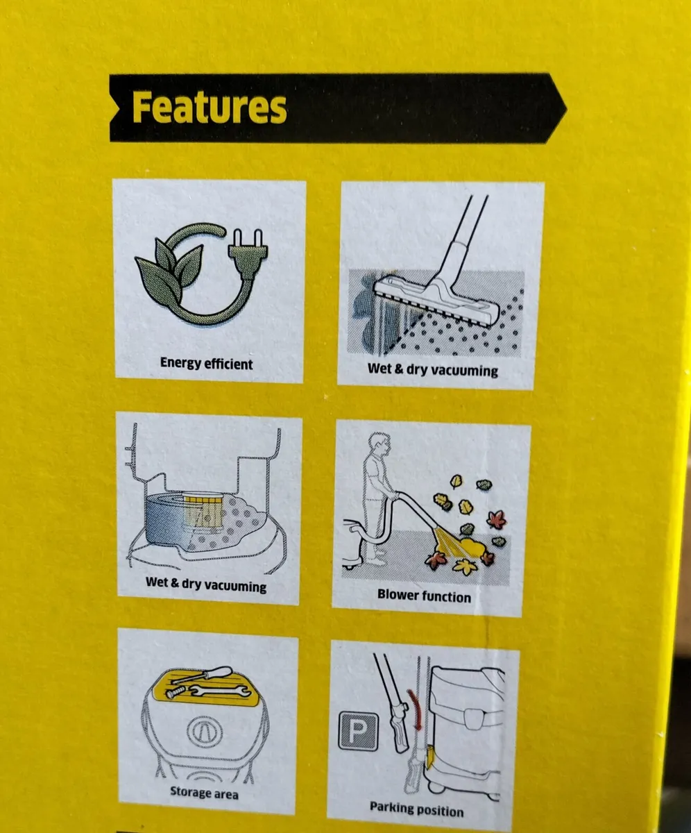 Vacuum Cleaner. Wet & Dry. Good as New. - Image 4