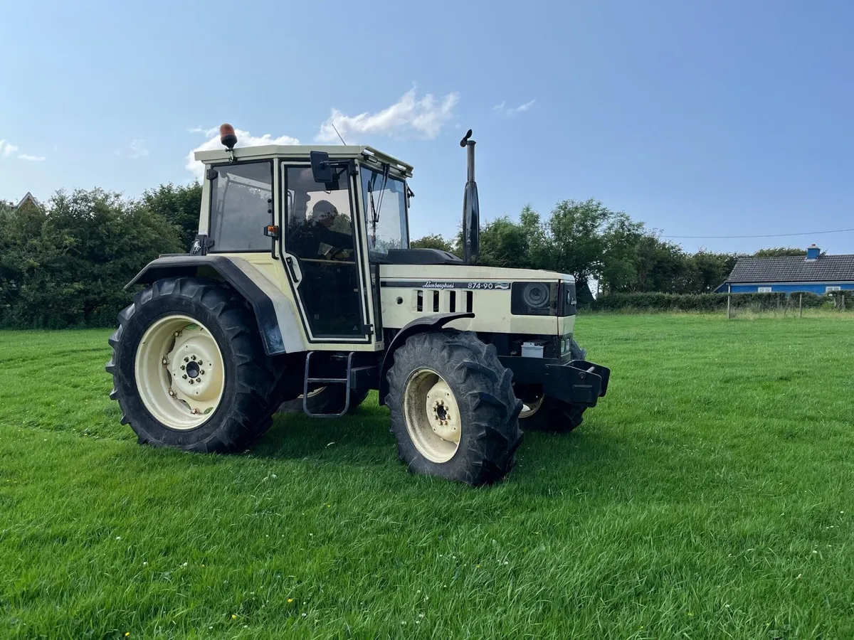 Lamborghini tractor and trailer - Image 2