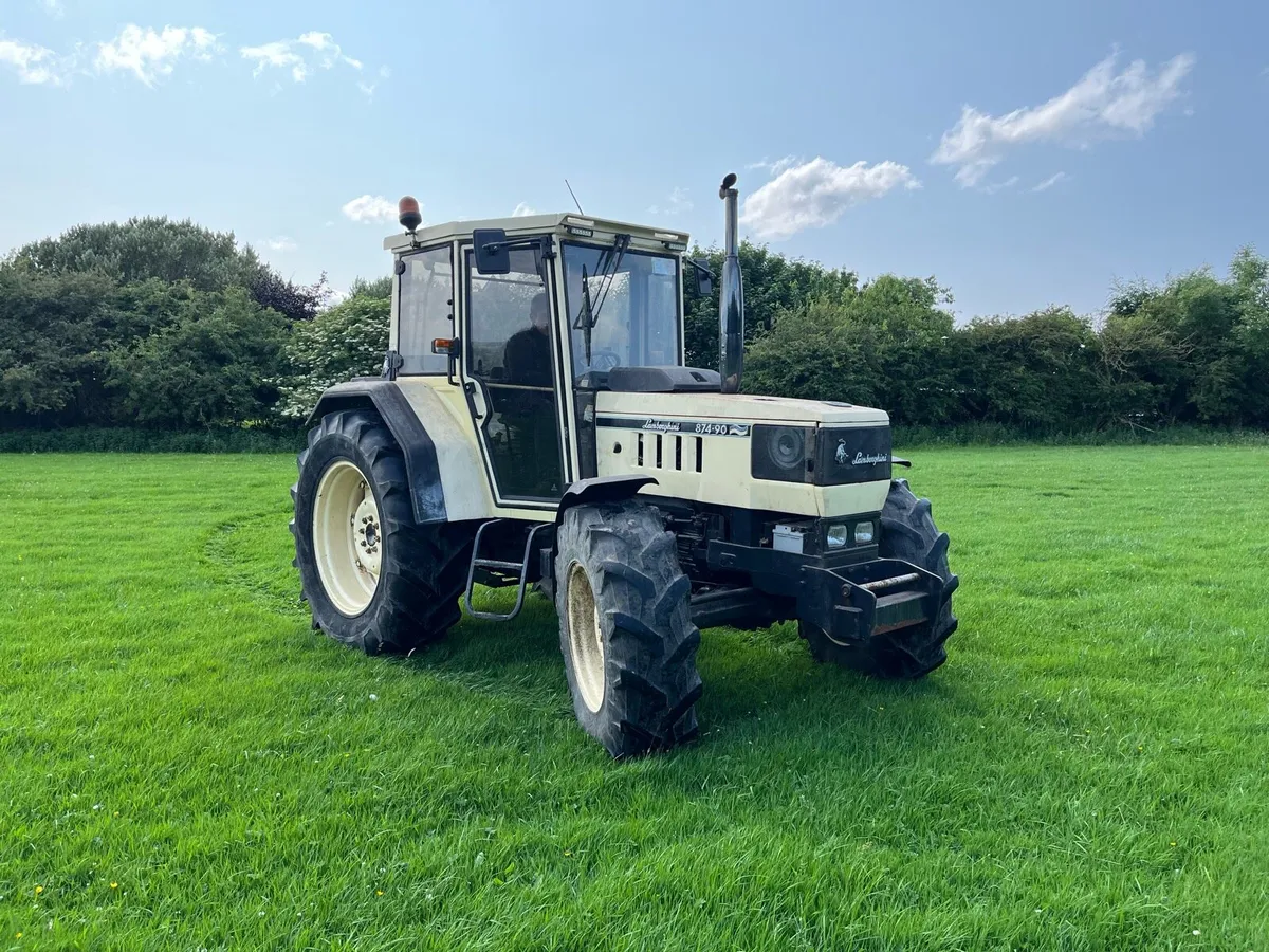 Lamborghini tractor and trailer - Image 4