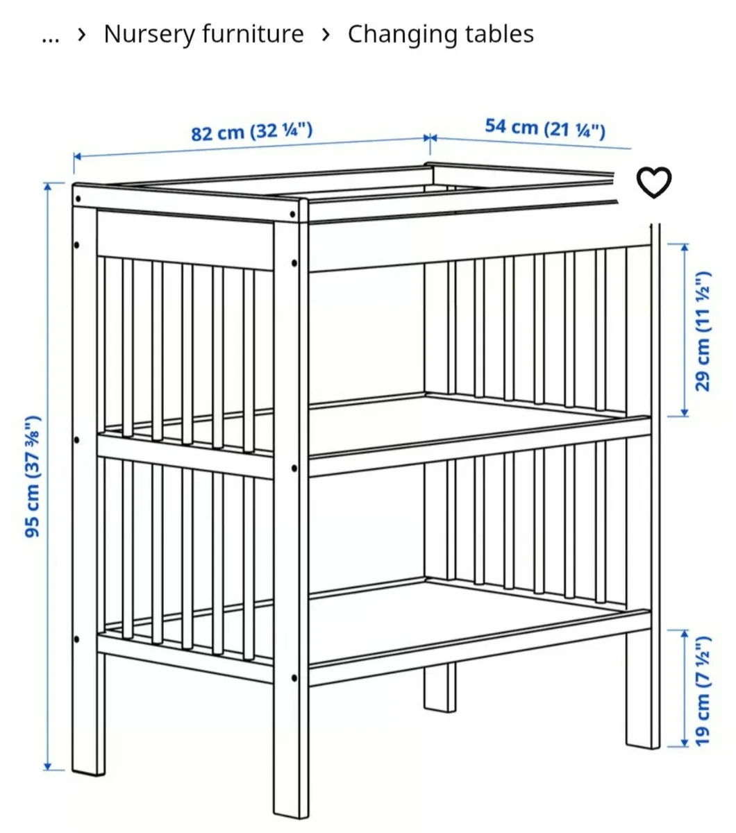 (NEW) IKEA - Gulliver Changing Table - Image 2
