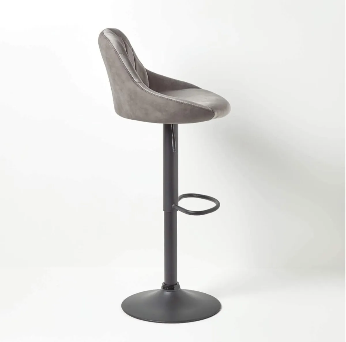Grey bar stool set of 4 - Image 2