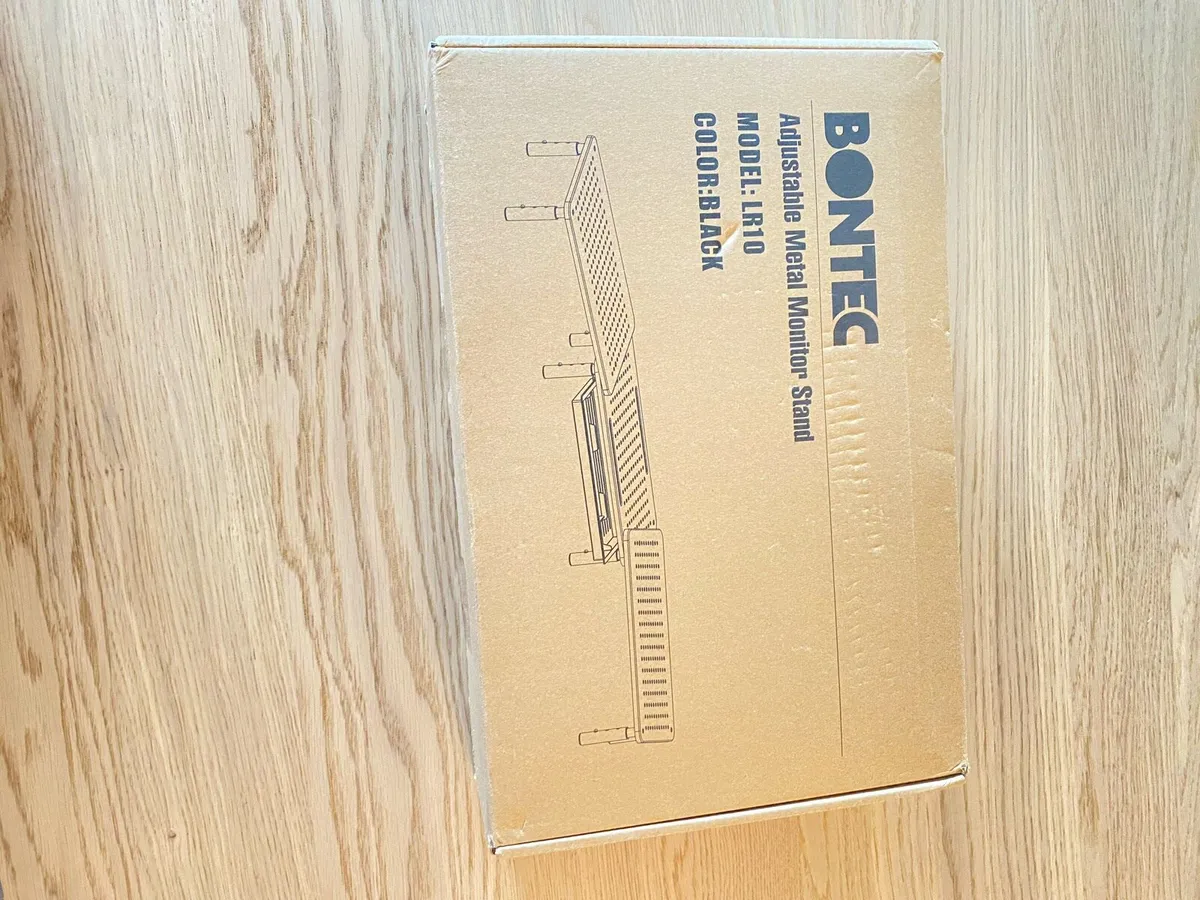 Bontec Adjustable Metal Monitor Stand - Image 1