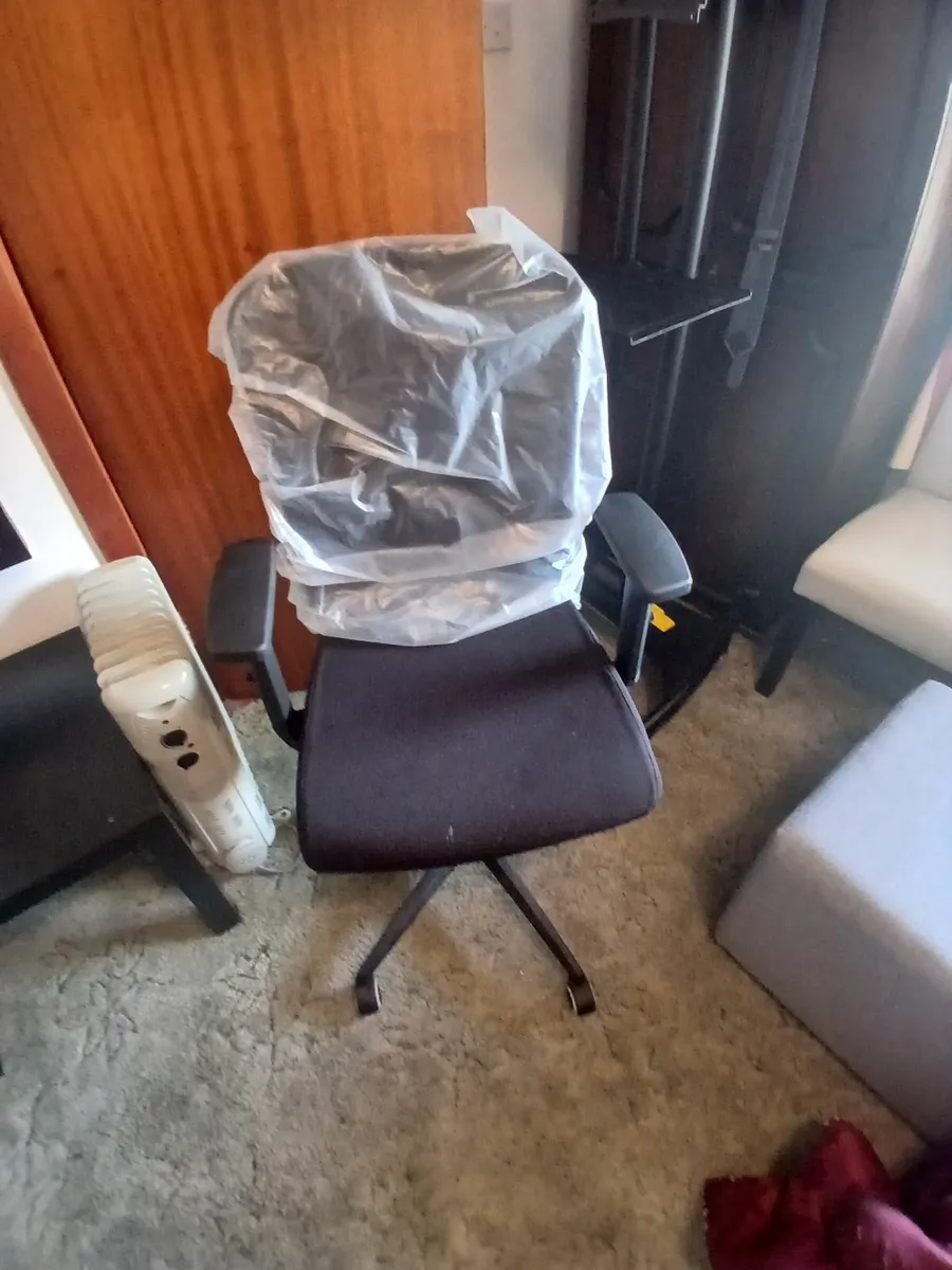 Office desk with pedal & office chair delivered - Image 1