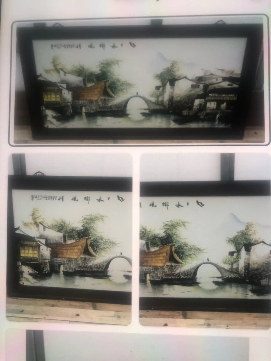 Large Chinese  plaque  very heavy - Image 1