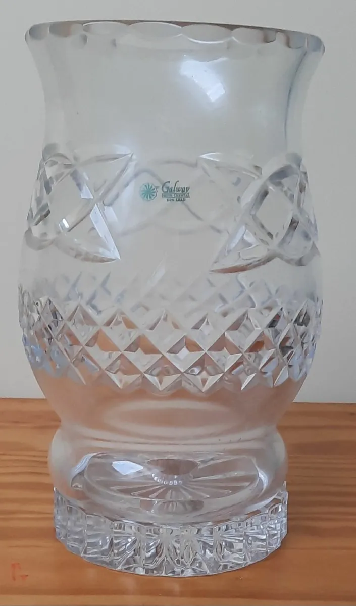 Galway Crystal Candle Holder - Image 1