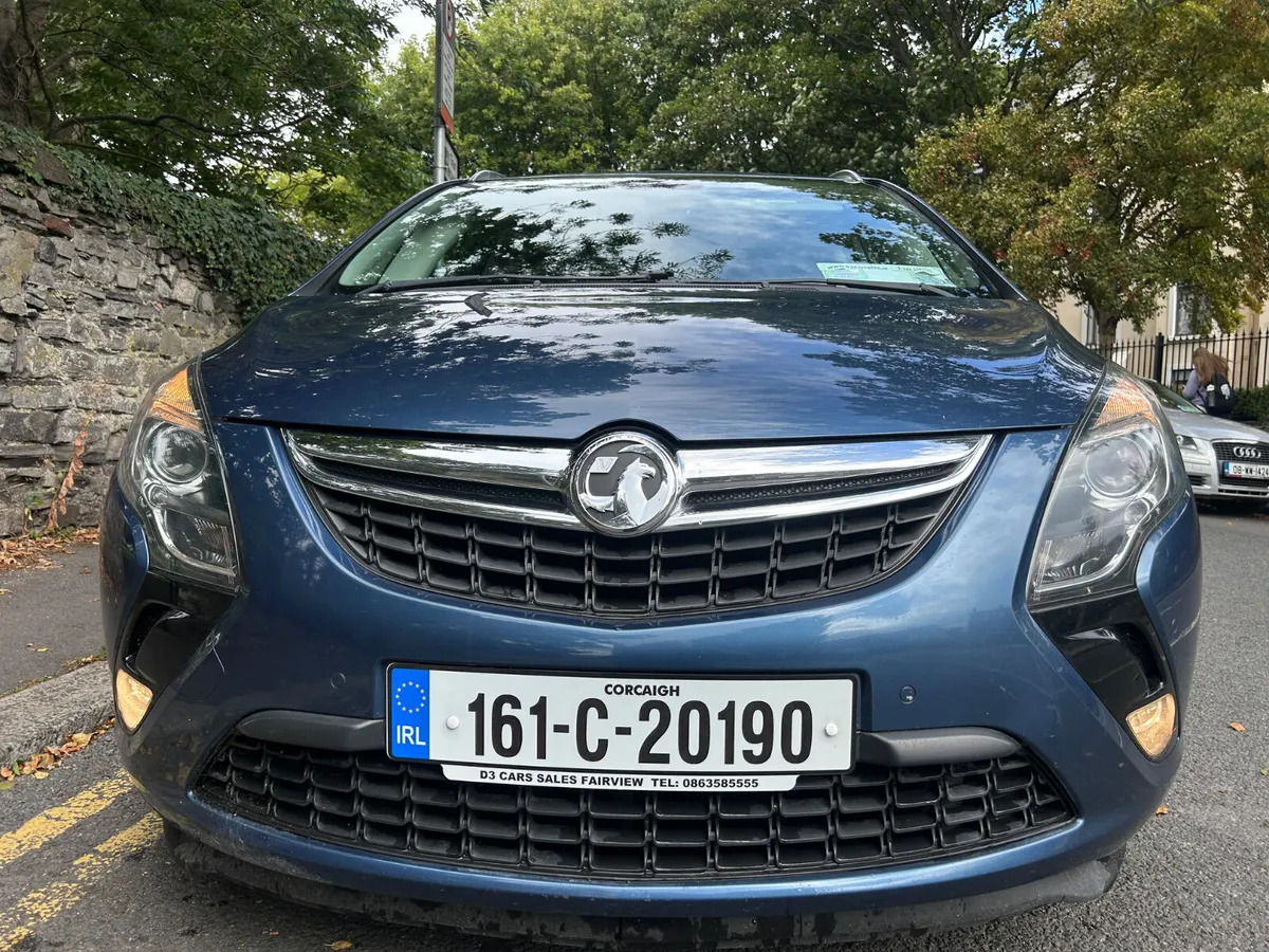 2016 OPEL ZAFIRA 7 SEATS SAT NAV NCT JANUARY 2027 - Image 2