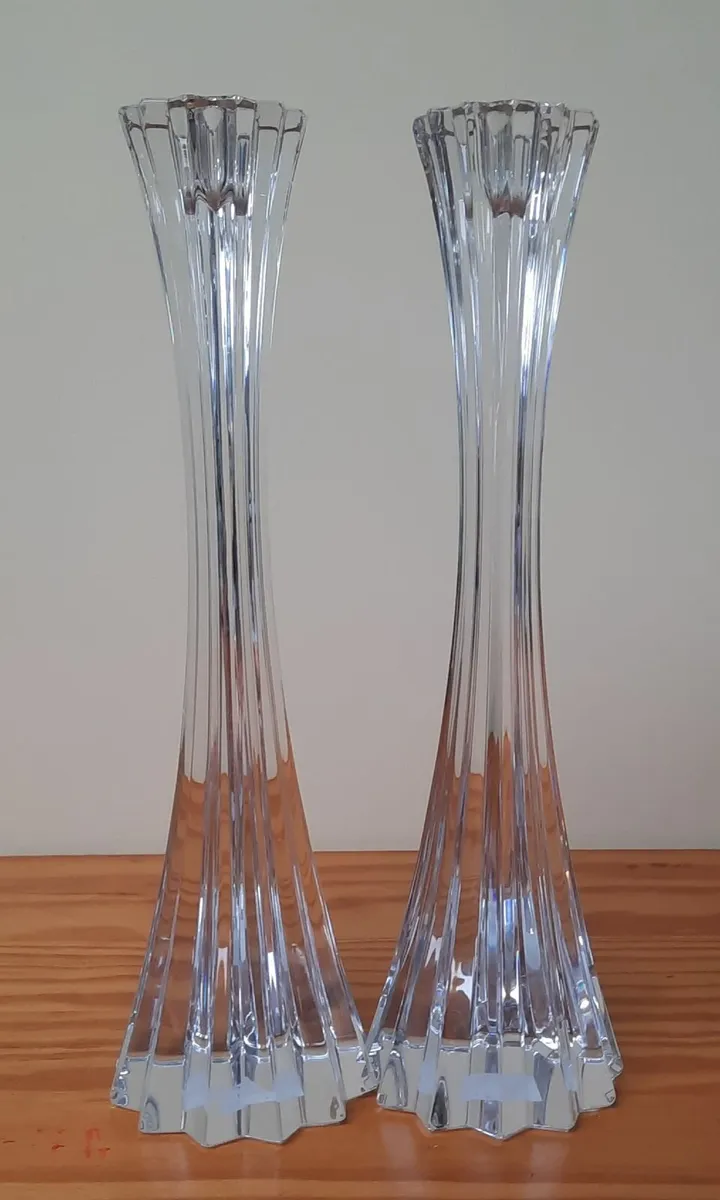 Tipperary Star Crystal Candle Stick Holders (NEW)