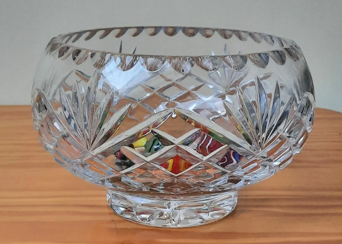 Dublin Crystal Bowl & 6 Merano Glass Sweets - Image 1