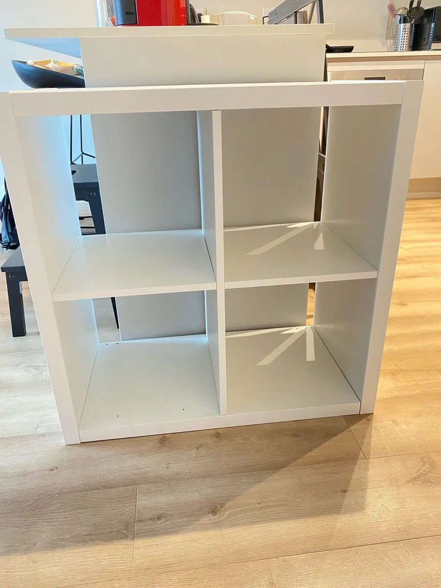 Kallax white 4 squared ikea unit - Image 1