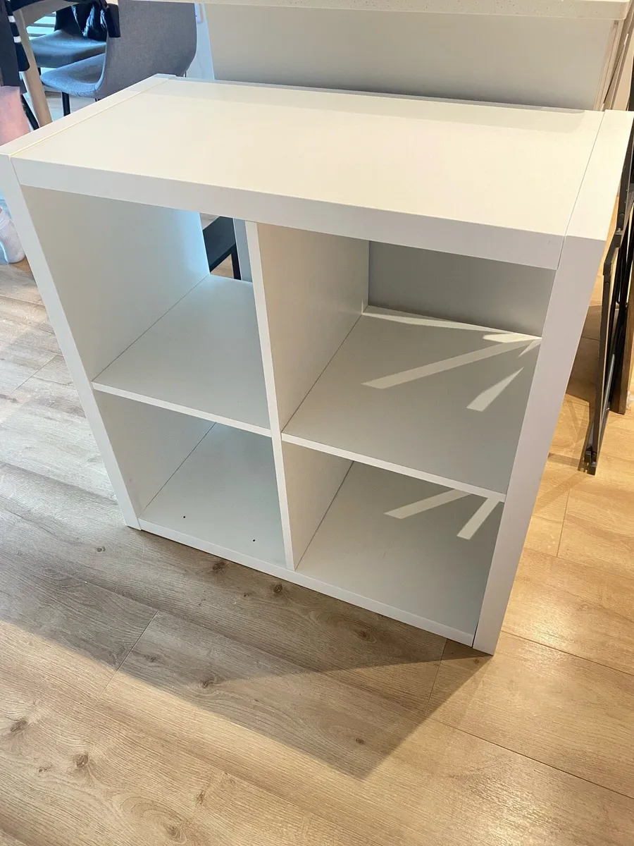 Kallax white 4 squared ikea unit - Image 2