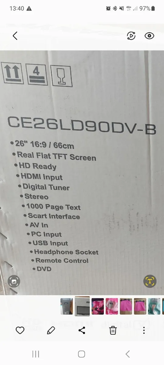 26" Television - Image 1