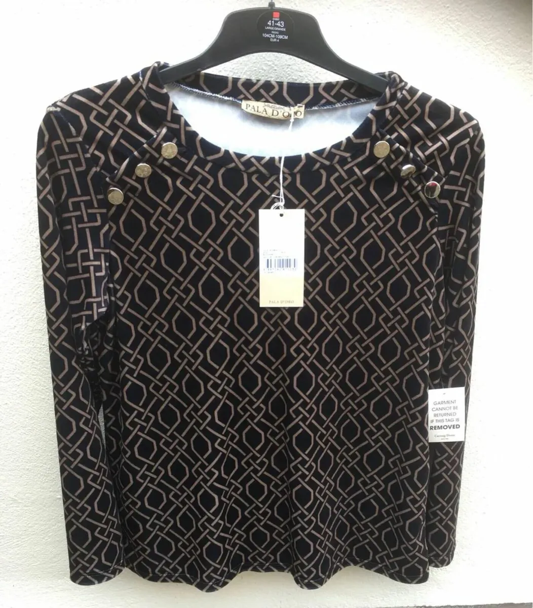 Brand New With Tags Pala D'Oro Ladies Top Size S-M - Image 2
