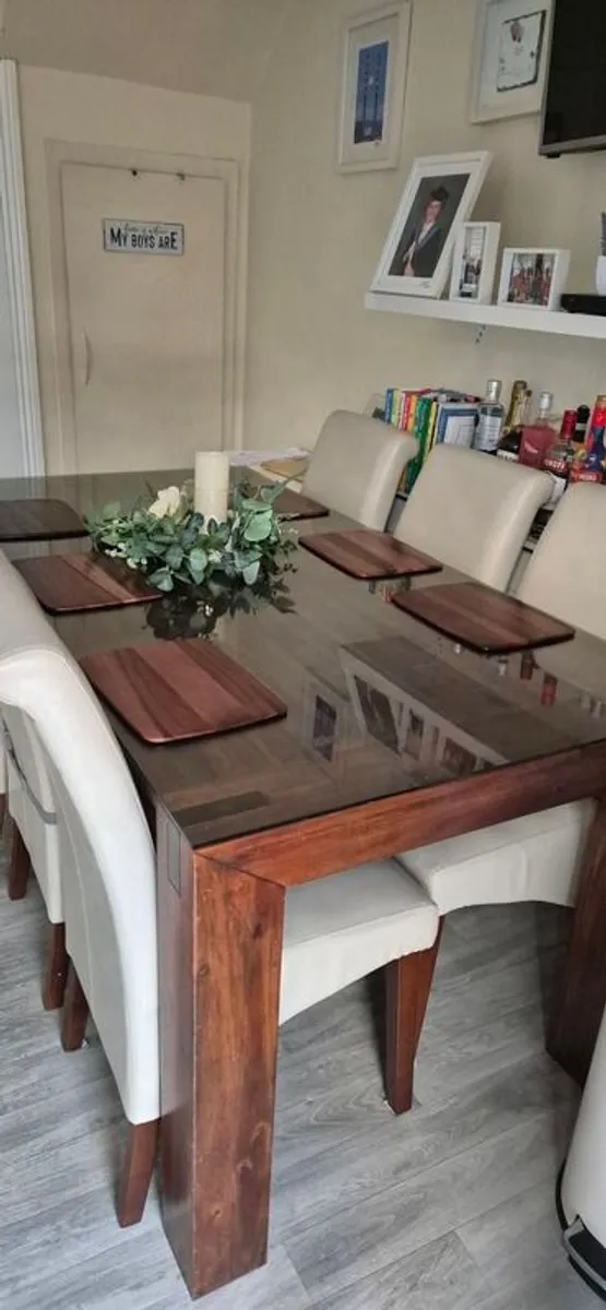 Dining  Table and 6 Chairs - Image 1
