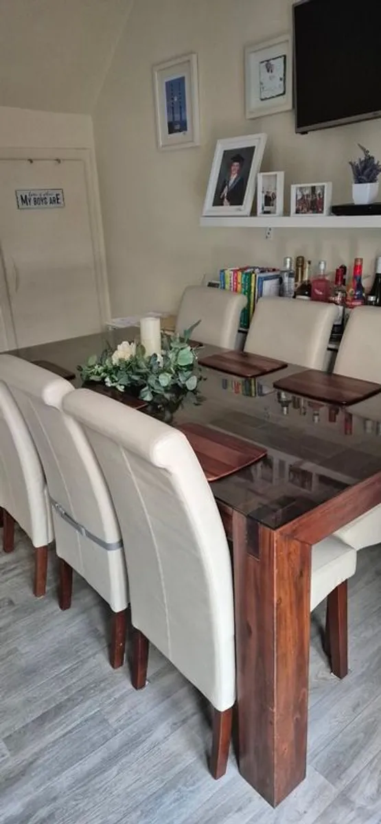 Dining  Table and 6 Chairs - Image 3