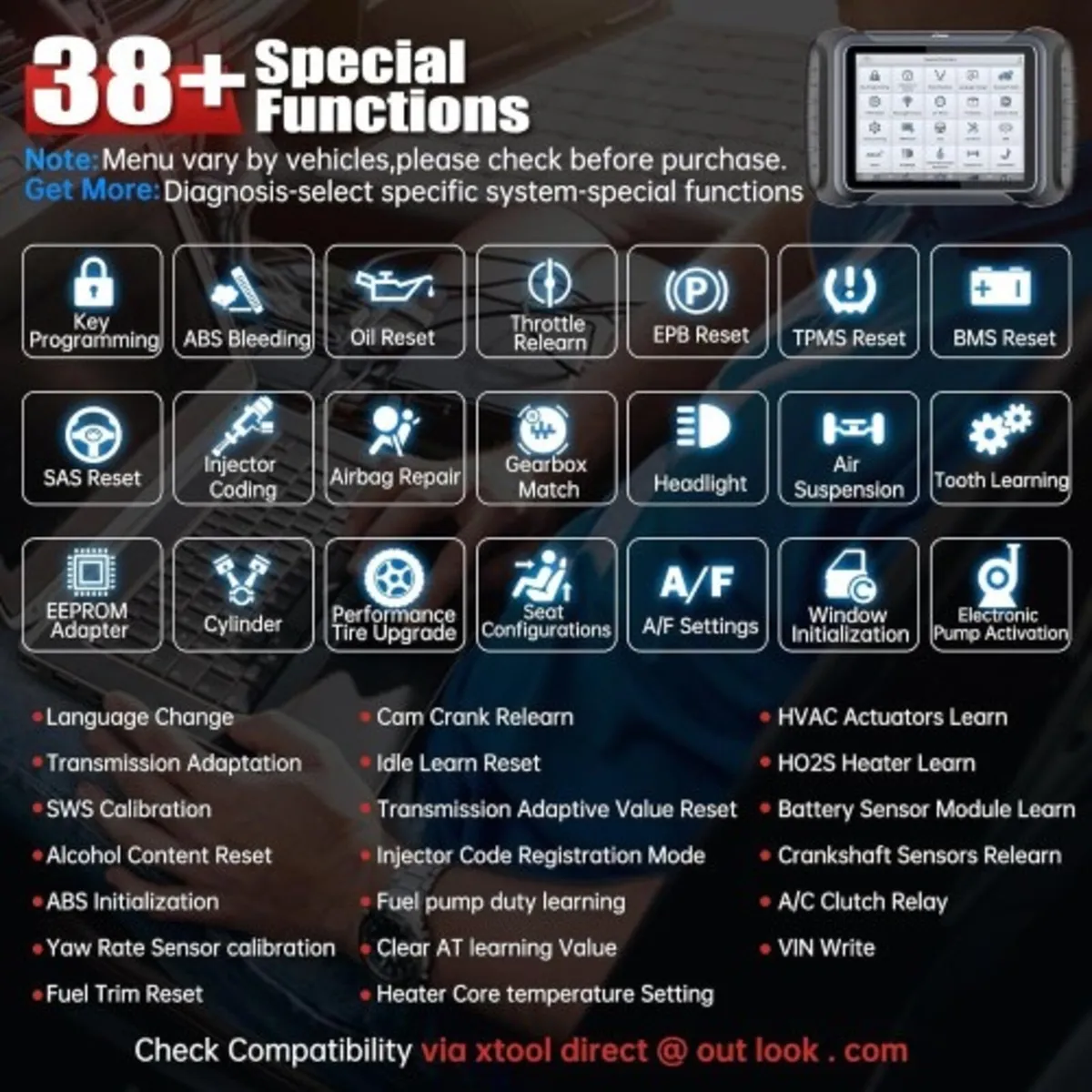 XTOOL D8S Car Diagnostic Tools NEW - Image 4