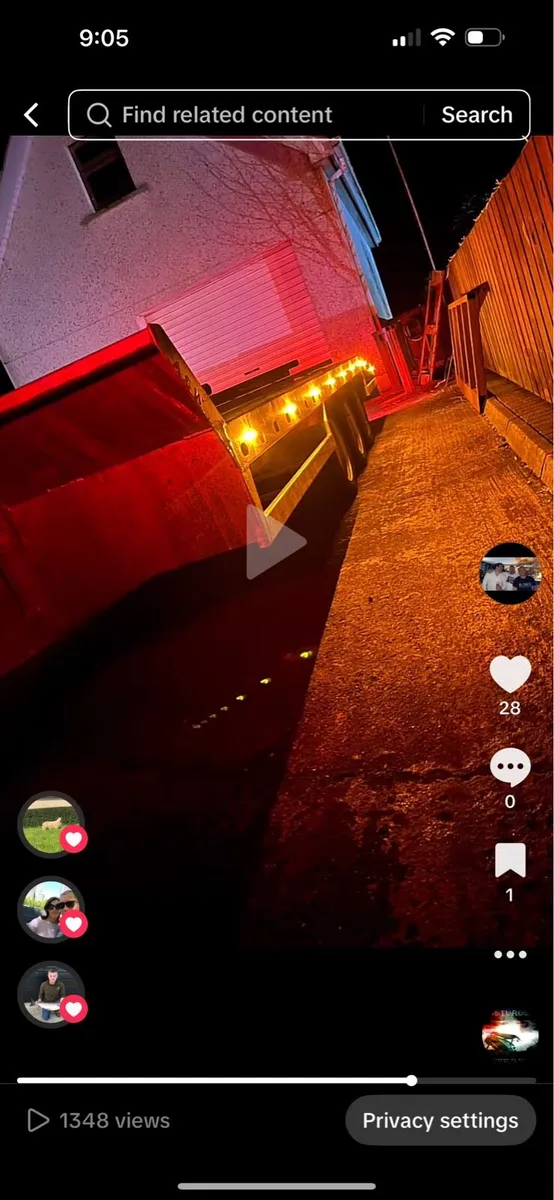 16x7 beavertail trailer - Image 3