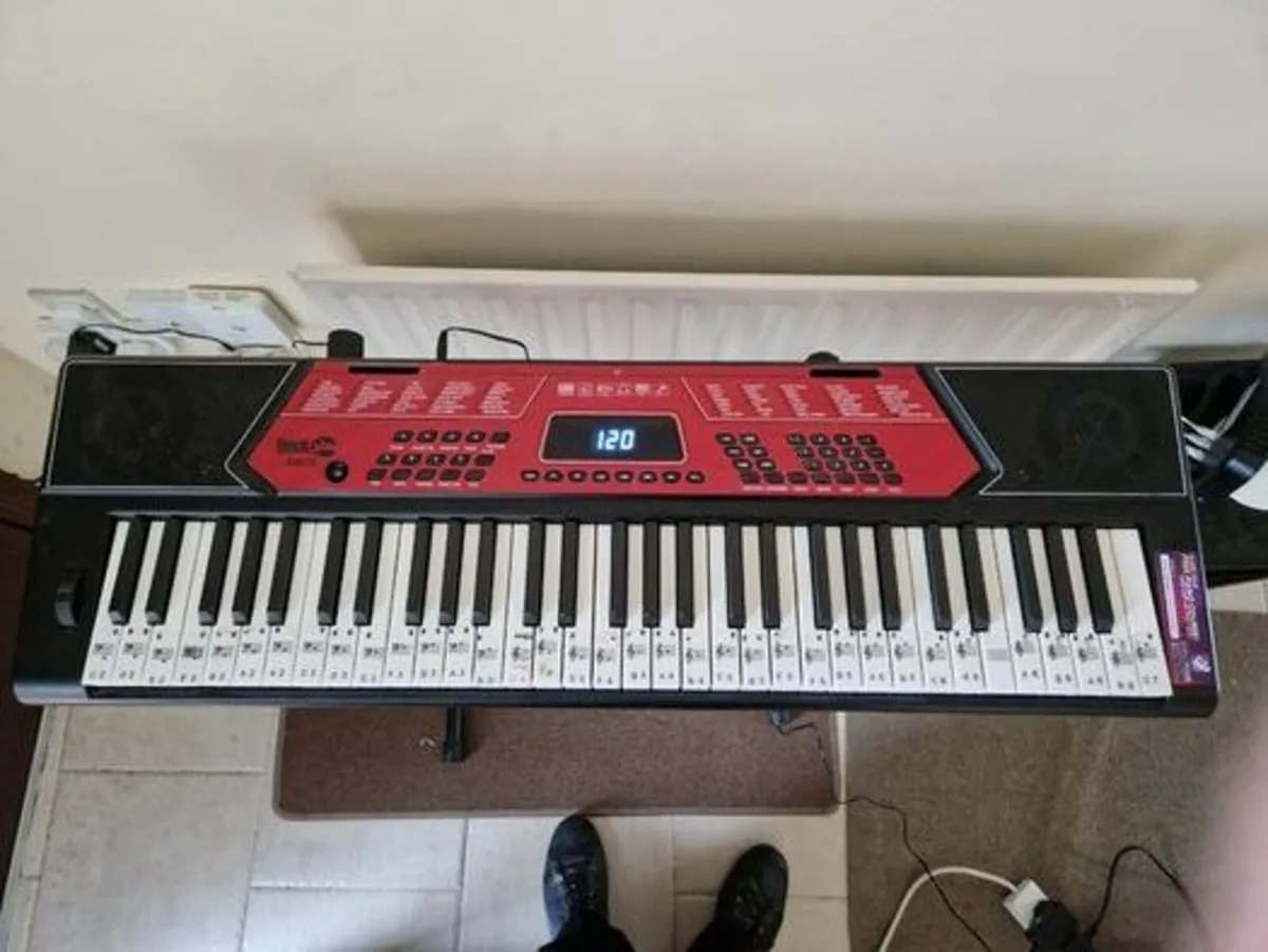 RockJam Electric Keyboard with Stand, Seat, Power - Image 4