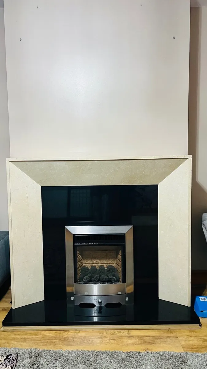 Marble Gas Fireplace - Image 3