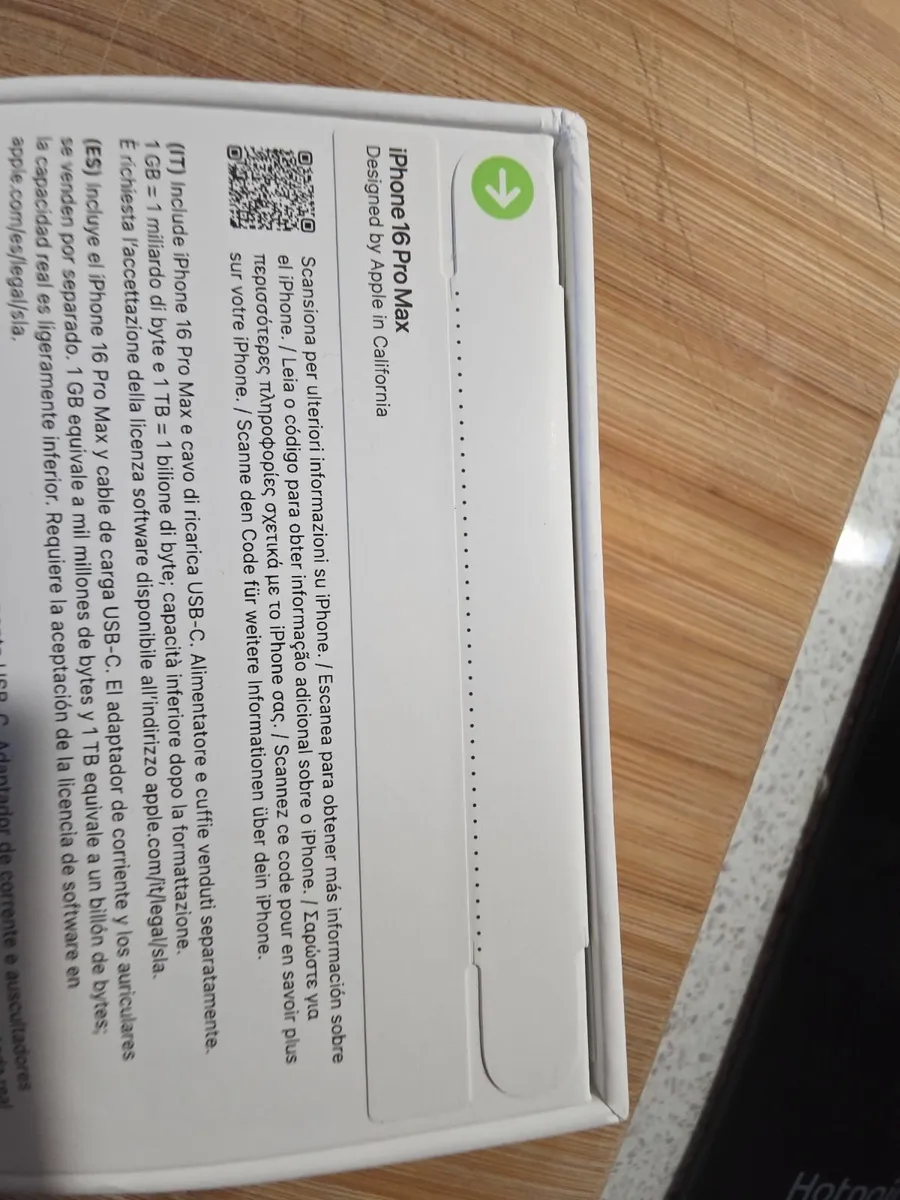 Iphone 16 pro max with reciept - Image 3