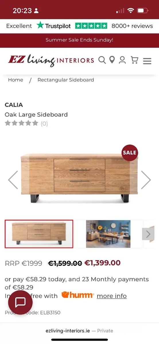 EZ Living Calia sideboard - Image 2