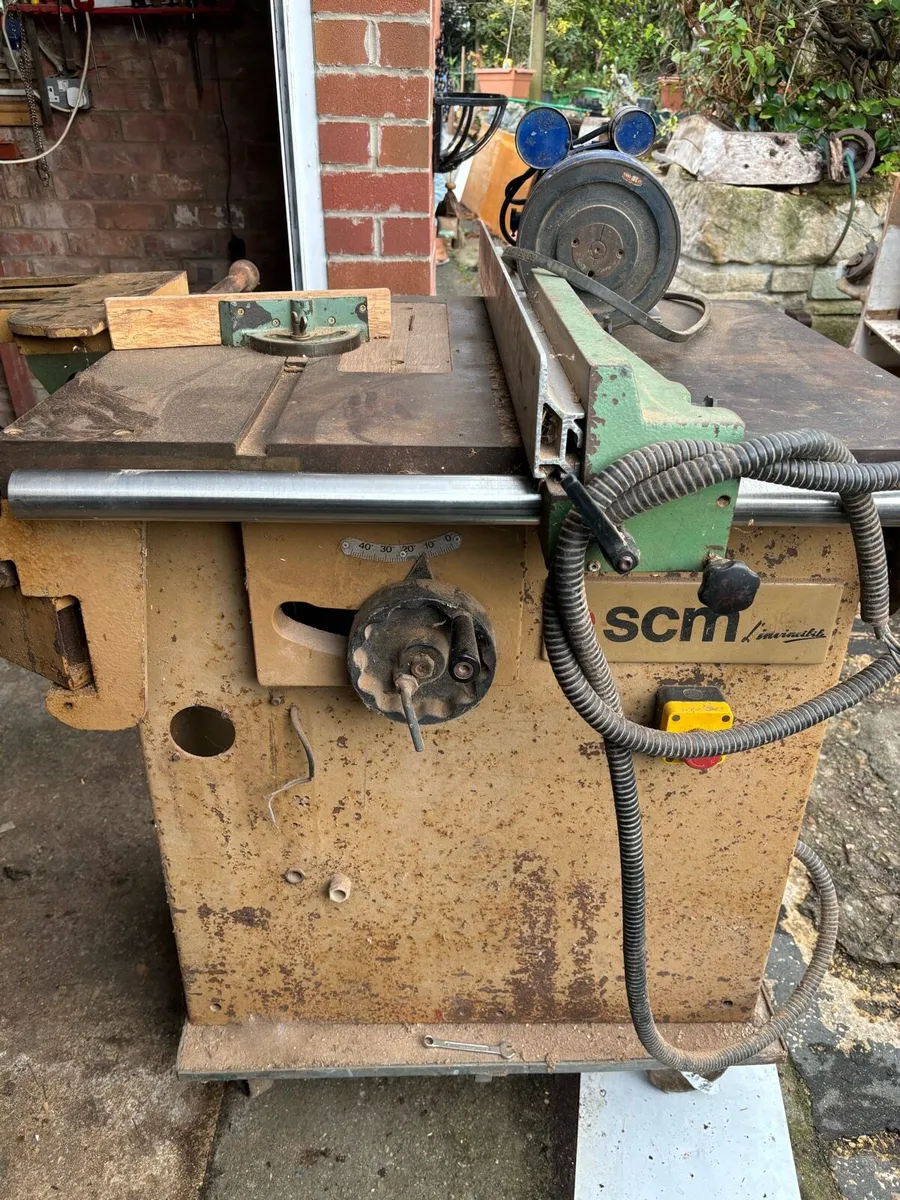 SCM invincible panel saw 240v & carriage 240v - Image 2