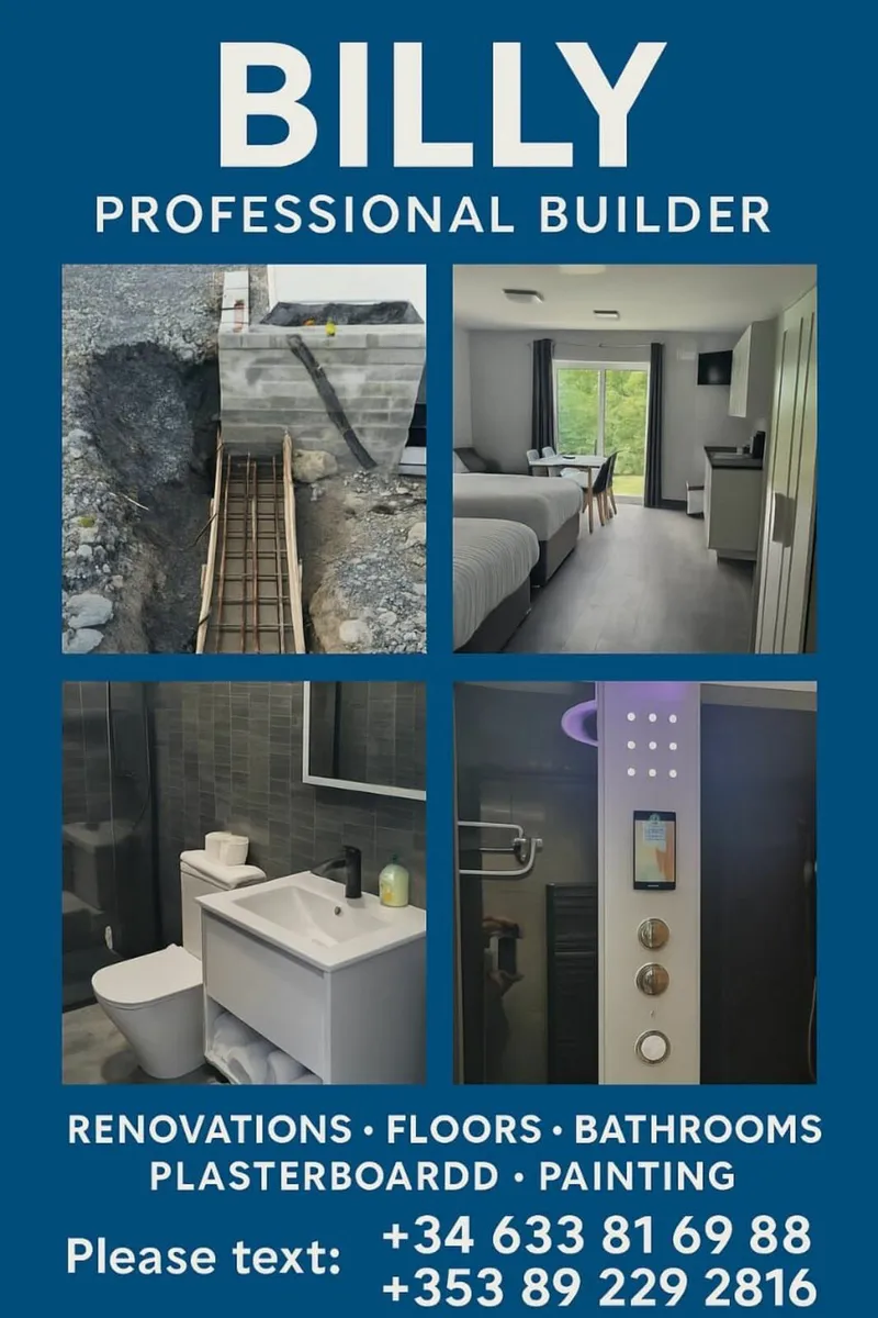 Professional Construction, Renovation & Plasterboa