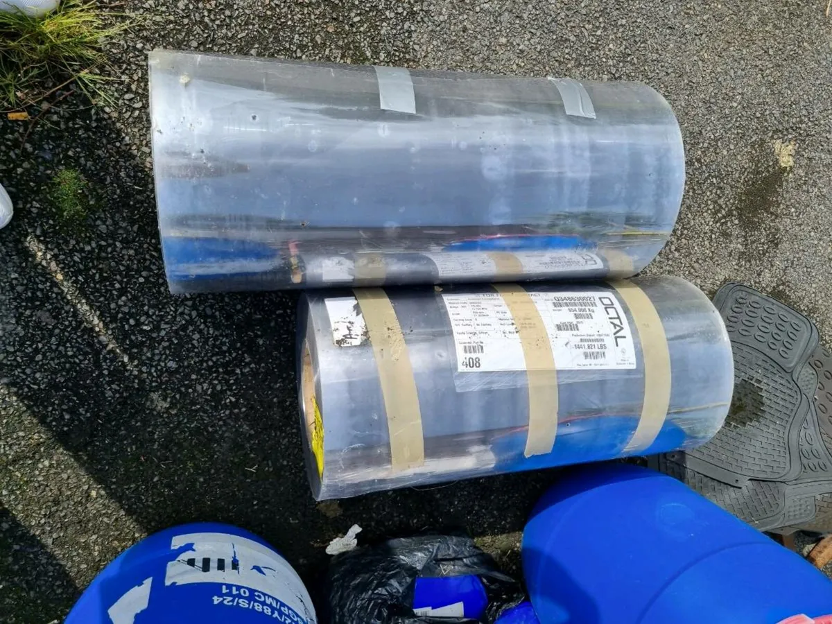 2 rolls of hard plastic - Image 2