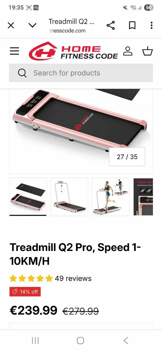 My fitness code Treadmill - Image 3