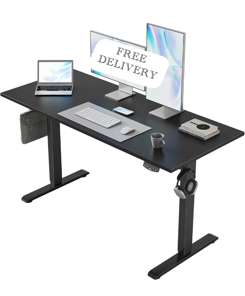 Electric Standing Desk, 120 x 60 cm Height Adjusta - Image 1