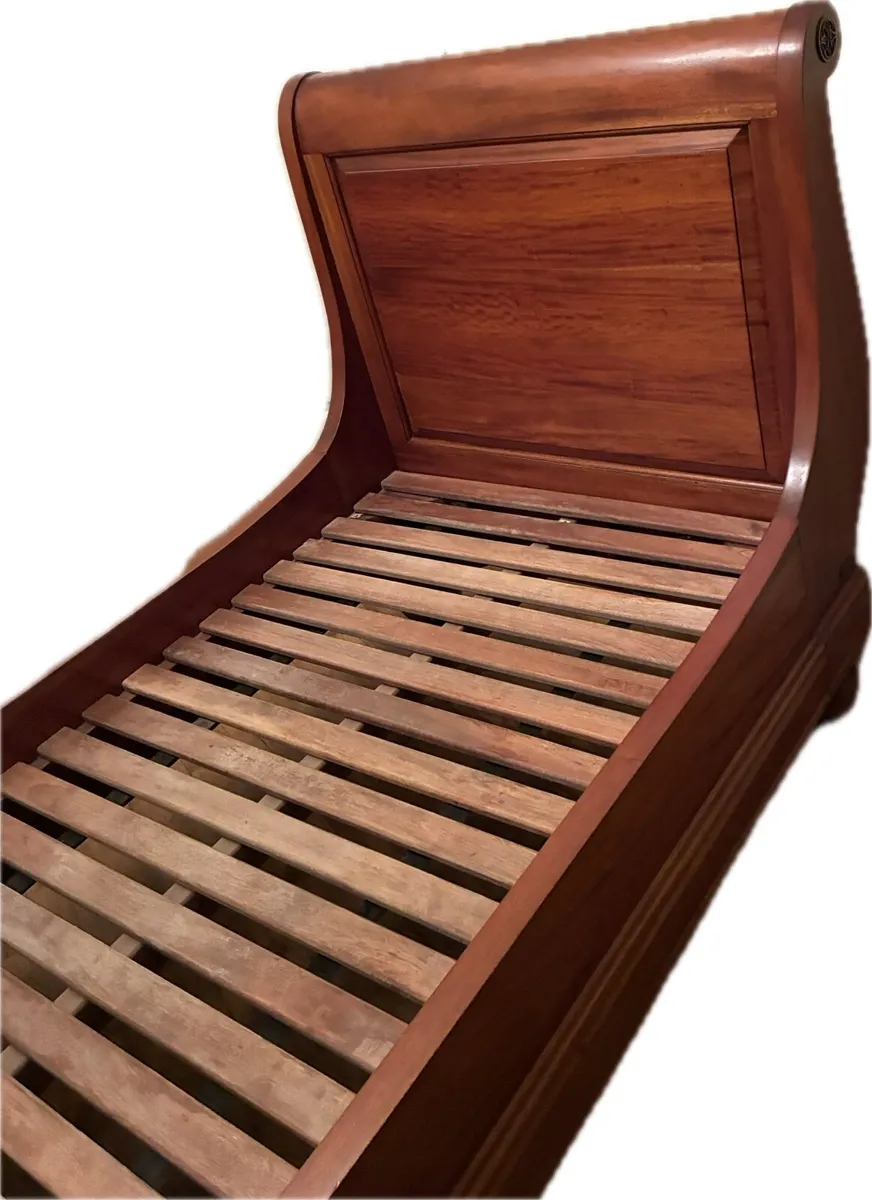 Single Sleigh Bed with Locker and Chest of Drawers - Image 1